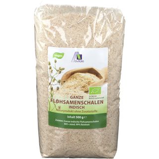 Avitale Ganze Flohsamenschalen aus Indien-99% Rein, Bio-Qualität ohne Zusätze