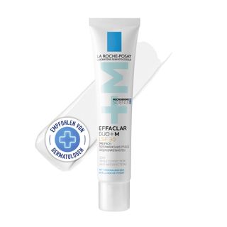 La Roche Posay Effaclar Duo+M LSF 30 Tiefenwirksame Gesichtspflege gegen unreine Haut, Pickelcreme mit UV-Schutz