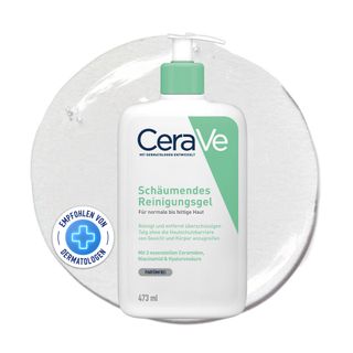 CeraVe Schäumendes Reinigungsgel: pflegender Reinigungsschaum für normale bis fettige Haut