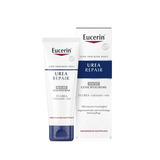 Eucerin Urea Repair Nacht Gesichtscreme 5% –  Intensive Gesichtspflege bei trockener bis sehr trockener und spannender Haut