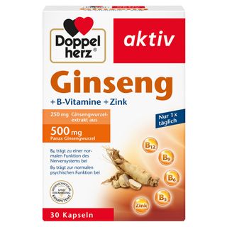 Doppelherz® Ginseng 250 + B-Vitamine + Zink