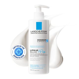 La Roche Posay Lipikar Baume AP+M: Beruhigende Bodylotion für trockene, zu Neurodermitis neigende Haut, stärkt das Mikrobiom und mildert Juckreiz