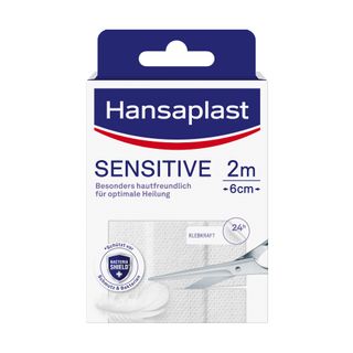 Hansaplast Sensitive Pflaster | Pflaster für empfindliche Haut | Schonender Wundschutz | 10 Stk.