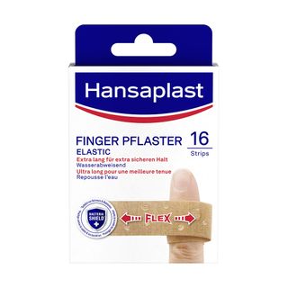 Hansaplast Elastic Fingerpflaster | Elastische Pflaster | Wundpflaster mit starkem Halt | 16 Stk.