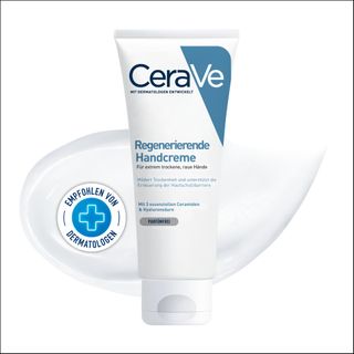CeraVe Regenerierende Handcreme: feuchtigkeitsspendende Handpflege mit Hyaluron und Ceramiden