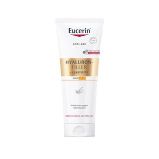 Eucerin HYALURON-FILLER + ELASTICITY Handcreme gegen Altersflecken LSF 30 – Feuchtigkeitsspendende Anti Age Hautpflege