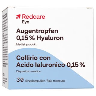 Redcare Augentropfen 0,15 % Hyaluron - Jetzt 25% sparen mit dem Code 25RDCFLASH