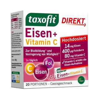 taxofit® Eisen + Vitamin C Direkt-Granulat