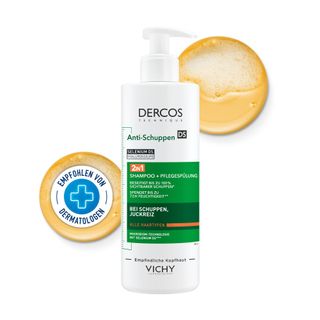 Vichy Dercos 2in1 Anti-Schuppen Shampoo 390ml + Vichy Dercos Shampoo Oily 50ml GRATIS