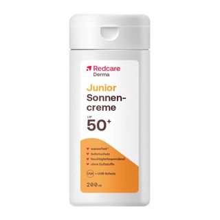 Redcare Junior Sonnencreme LSF 50+ - Jetzt 25% sparen mit dem Code 25RDCFLASH