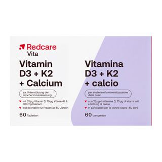 Redcare Vita Vitamin D3 + K2 + Calcium