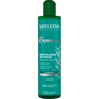 Weleda Rosmarin Shampoo - ohne Silikone, mit Hyaluronsäure & Bio-Rosmarinöl für Volumen & Pflege
