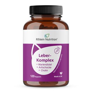 Leber Komplex Mariendistel + Artischocke + Cholin vegan R(h)ein Nutrition