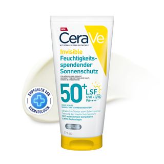 CeraVe Invisible Feuchtigkeitsspendender Sonnenschutz LSF 50+
