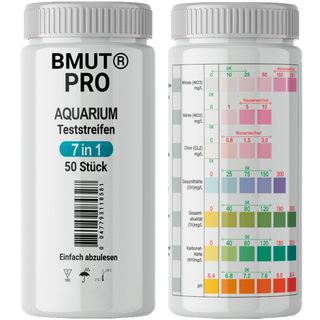 BMUT 7in1 Aquarium Teststreifen Wassertest