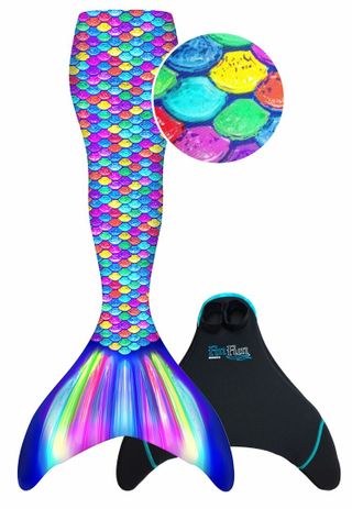 Xtrem Toys & Sports XTREM - Fin Fun - Fin Fun Rainbow L/XL