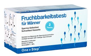 One+Step Fruchtbarkeitstest Sperma Test für Männer - Spermientest für zu Hause