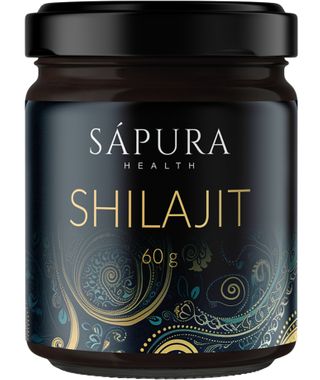 Shilajit Resin XXL Glas 60g - Mumijo Shilajit Harz + Dosierlöffel * 78% FULVIN + 12% HUMINSÄURE