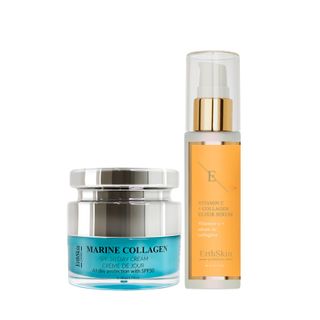 ErthSkin London Tagescreme SPF & Elixier  Anti-Aging Serum Set