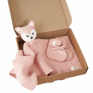 Livella Kuscheltuch (Fuchs) mit Söckchen aus Bio-Baumwolle