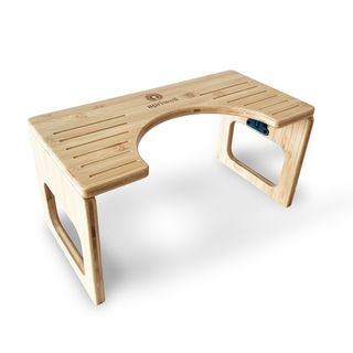 Apriwell Toilettenhocker Klappbarer und aus Bambus
