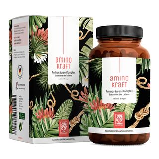 Alle 8 essentiellen Aminosäuren Komplex EAA 180 vegane Presslinge L-Arginin Aminokraft NATURTREU®