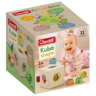 Quercetti®, Steckwürfel mit Formen, BIO, 80240
