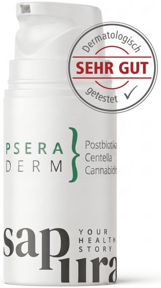 Mikrobiotische Salbe bei zu Schuppenflechte - Psoriasis neigender Haut | sapura health®