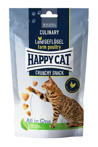 Happy Cat Crunchy Snack Land-Geflügel