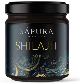 Shilajit Resin XXL Glas 60g - Mumijo Shilajit Harz + Dosierlöffel * 78% FULVIN + 12% HUMINSÄURE