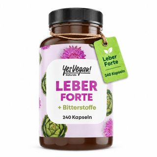 Leber Komplex hochdosiert (240 Kapseln = 120 Tage) Mariendistel Artischock Cholin Löwenzahn Leberkur