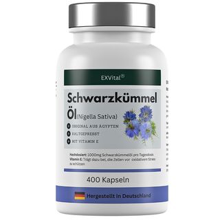 EXVital® Schwarzkümmelöl Kapseln, aus ägyptischen Anbau