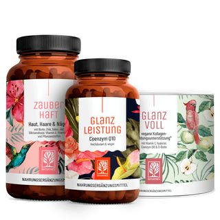 Haut-Haare-Nägel-Paket: ZAUBERHAFT, GLANZLEISTUNG, GLANZVOLL - NATURTREU®