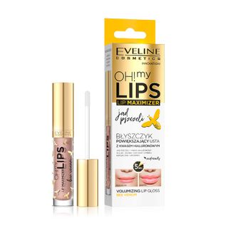 Eveline Cosmetics Oh! My Lips Lipgloss Dickere Lippen mit Hyaluronsäure und Bienengift