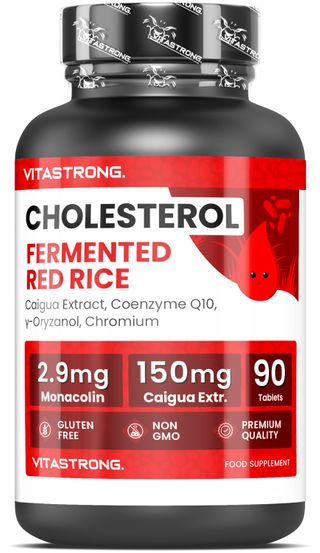 Vitastrong Cholesterol Complex - 90 Tabletten, Unterstützung für Cholesterin und Stoffwechsel