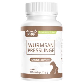 Animal Pro | Wurmsan Presslinge | Für Haustiere: Hund & Katze | 30 Stück