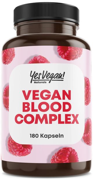 Yes Vegan Naturals Eisen Bisglycinat Komplex Kapseln