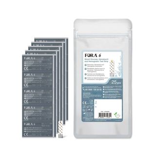 FORA 6 Teststreifen 3-in-1: Blutzucker, Hämatokrit und Hämoglobin (25 Stück)