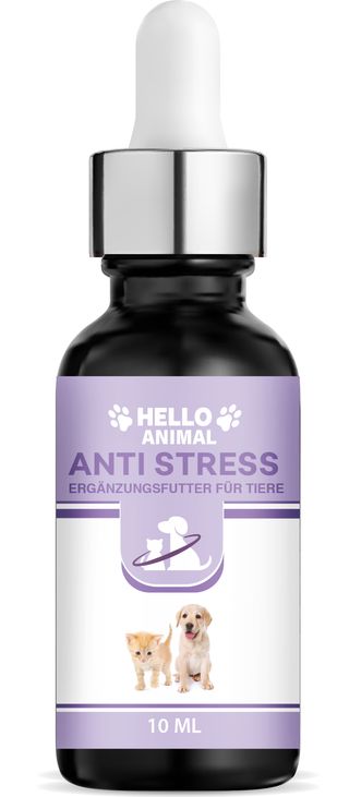 Hello Animal® Anti Stress Öl | Beruhigung für Tiere in unruhigen Phasen