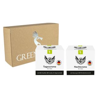 GREENDOOR Geschenk Set  Tages- und Nachtcreme men