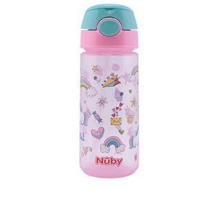 nûby Trinkhalmflasche Active pink, , 1 St