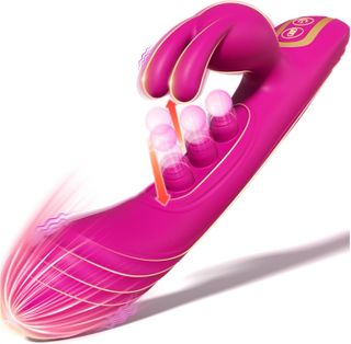 YAWNSHE Dildo Vibrator mit Pulsierenden Kugeln 1 St
