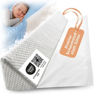 lunova® Rausfallschutz Bett für Kinder & Baby – formstabiler Schaumstoff, ohne Montage, für Boxsprin