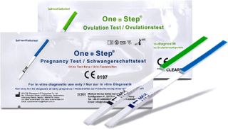 One+Step Kombipaket 50 Ovulationstests + 20 Schwangerschaftstests - Fruchtbarkeitstest für Frauen