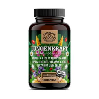 Scheunengut® LUNGENKRAFT® | Lungenkraut Kapseln | Komplex mit isländisch Moos, Salbei uvm