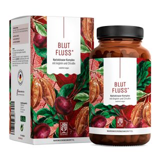 Nattokinase Komplex hochdosierte L-Arginin 180 vegane Kapseln Citrullin Blutfluss NATURTREU®