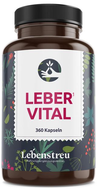 Leber Komplex extra stark (360 Kapseln = XL Vorrat) mit Mariendistel, Artischocke Cholin, Löwenzahn