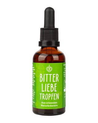BitterLiebe - Original Bittertropfen - Bitterstoffe Tropfen aus hochwertigen Bitterkräutern