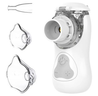 Inhalationsgerät, Tragbar Inhaliergerät Für Kinder Und Erwachsene Partikelgrose 1 5%c2%b5m Einstellbarer Spruhnebel Usb C Aufladbarer Inhalator