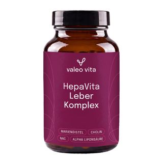 Valeo Vita® HepaVita-Plus Leberkur – 120 Kapseln hochdosiert mit Mariendistel, Artischocke & Cholin